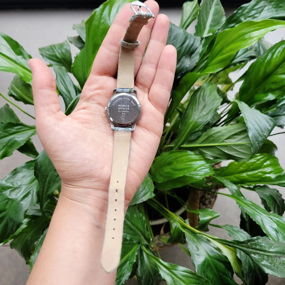 Marks & Spencer Floral Fabric Classic Watch